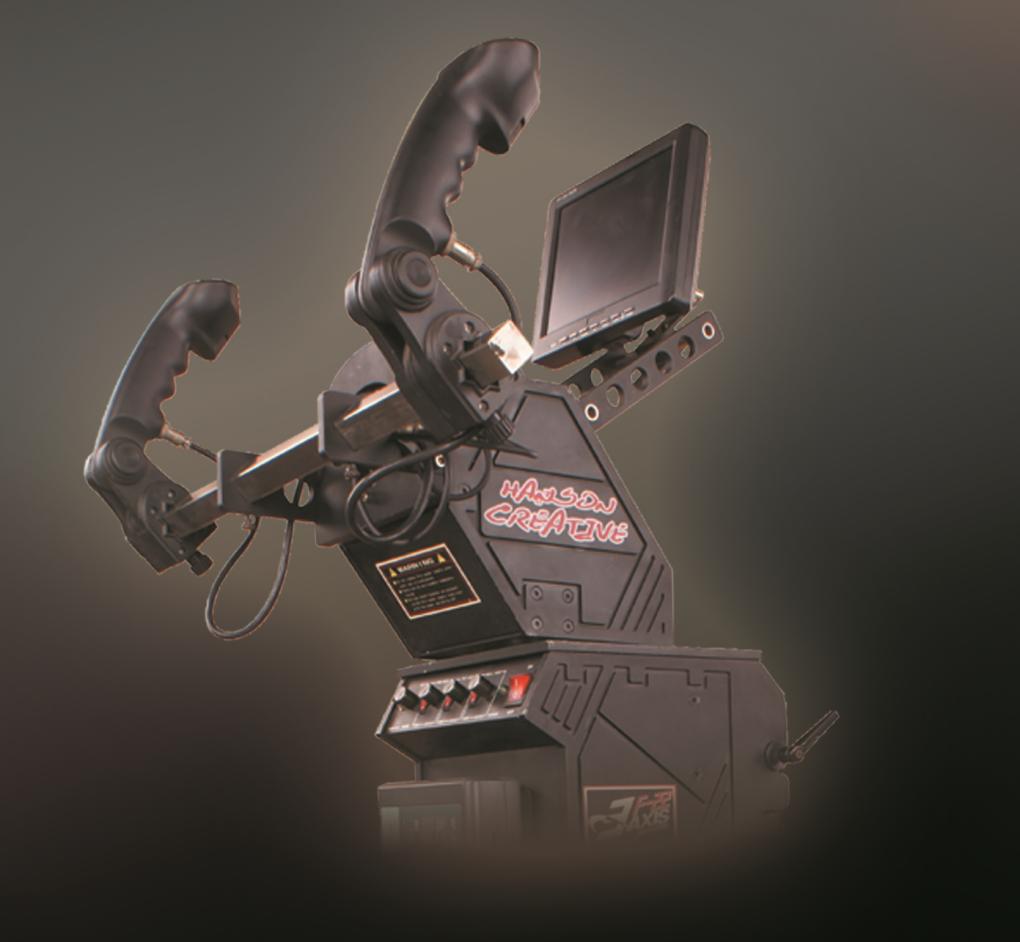 F22 three-axis remote head